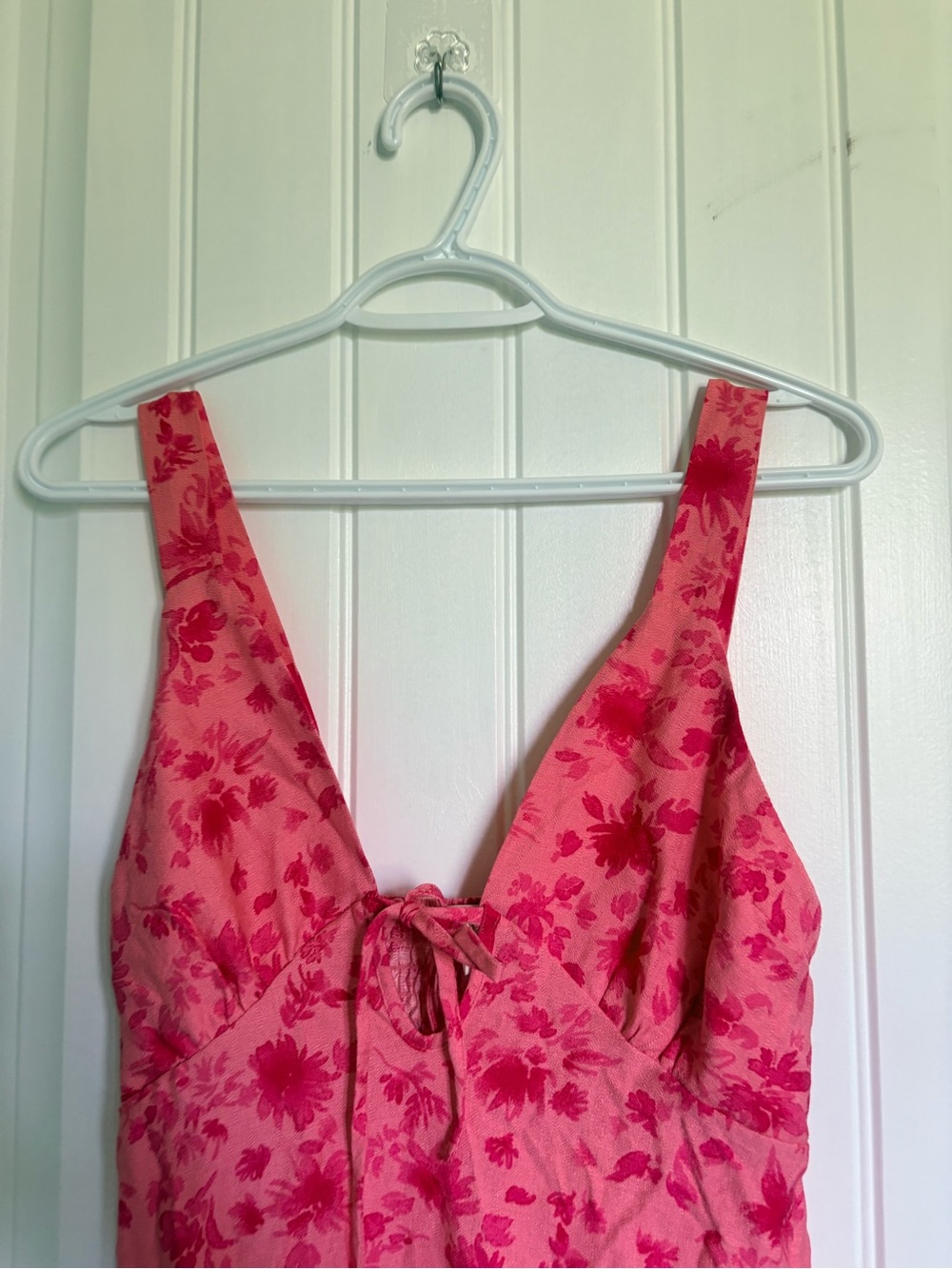 Monteau Pink Floral Sleeveless Dress – Size Small | Soft‑Girl Chic | Picnic - Picture 4 of 8